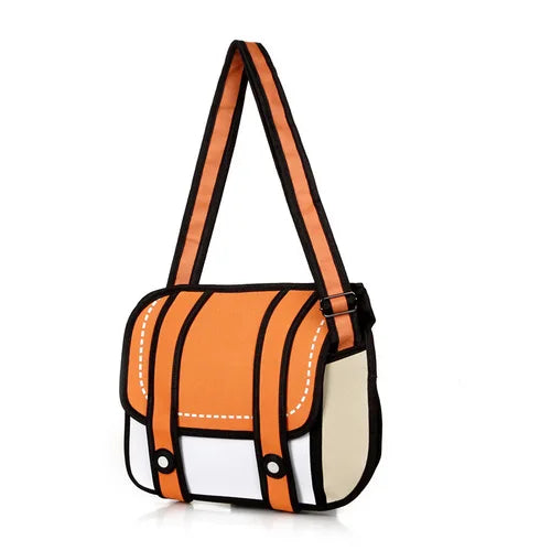 3D Cartoon School Bag - Fun & Trendy Back-to-School Accessory