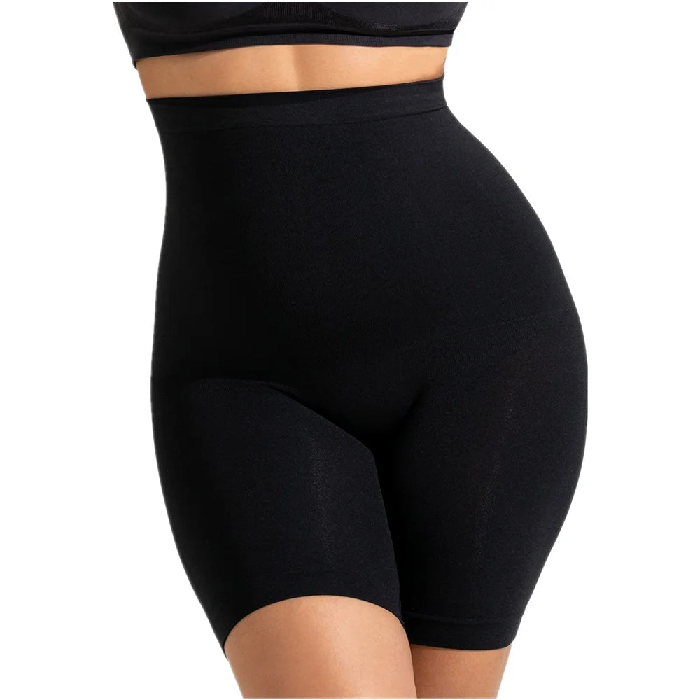 ElevateFit High-Waist Shaping Shorts - Non-Slip, Hip-Lifting, Plus Size Body Sculpting Underwear