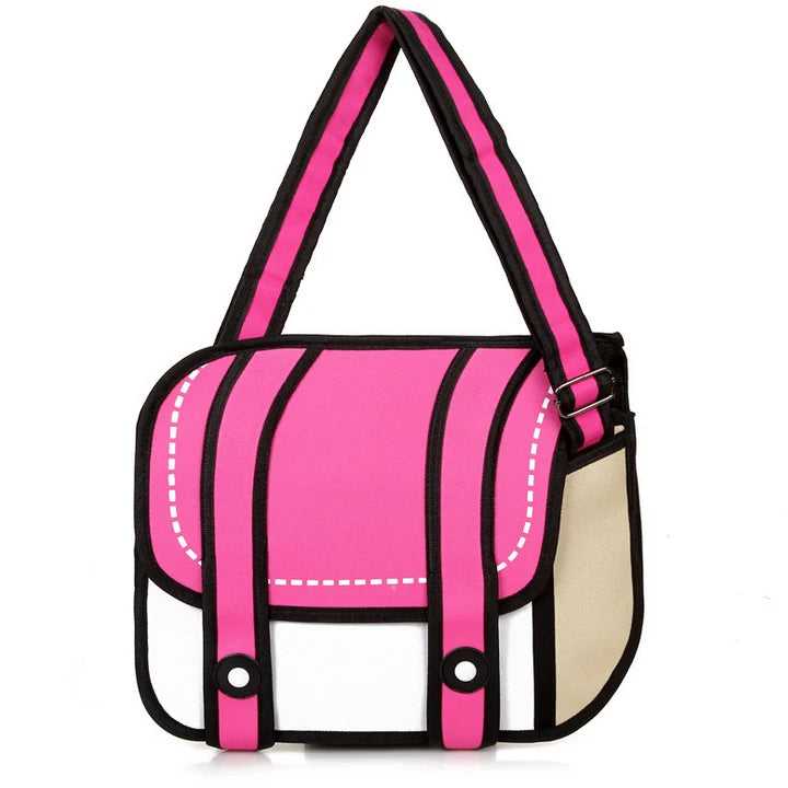 3D Cartoon School Bag - Fun & Trendy Back-to-School Accessory