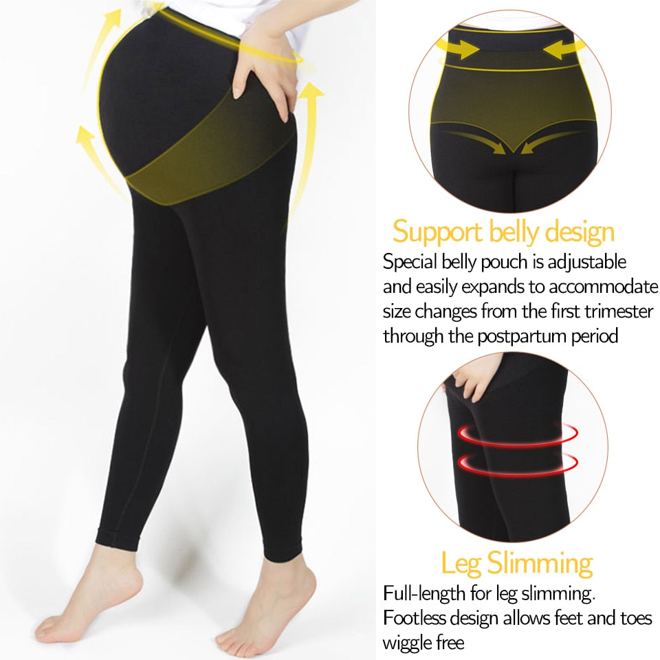 Ultimate Comfort Maternity Leggings – High-Waist Belly Support