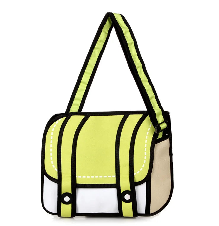 3D Cartoon School Bag - Fun & Trendy Back-to-School Accessory