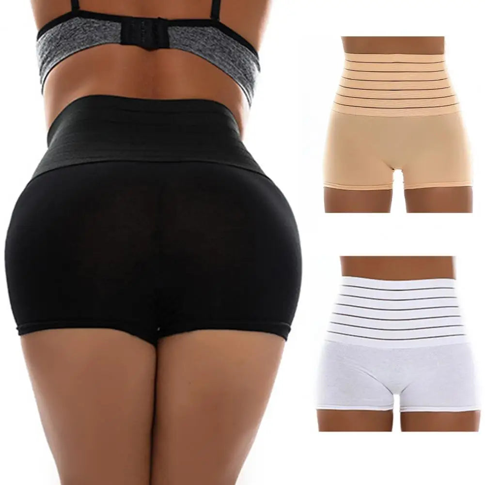 High-Waist Seamless Shaping Panties with Tummy Control & Butt Lifting