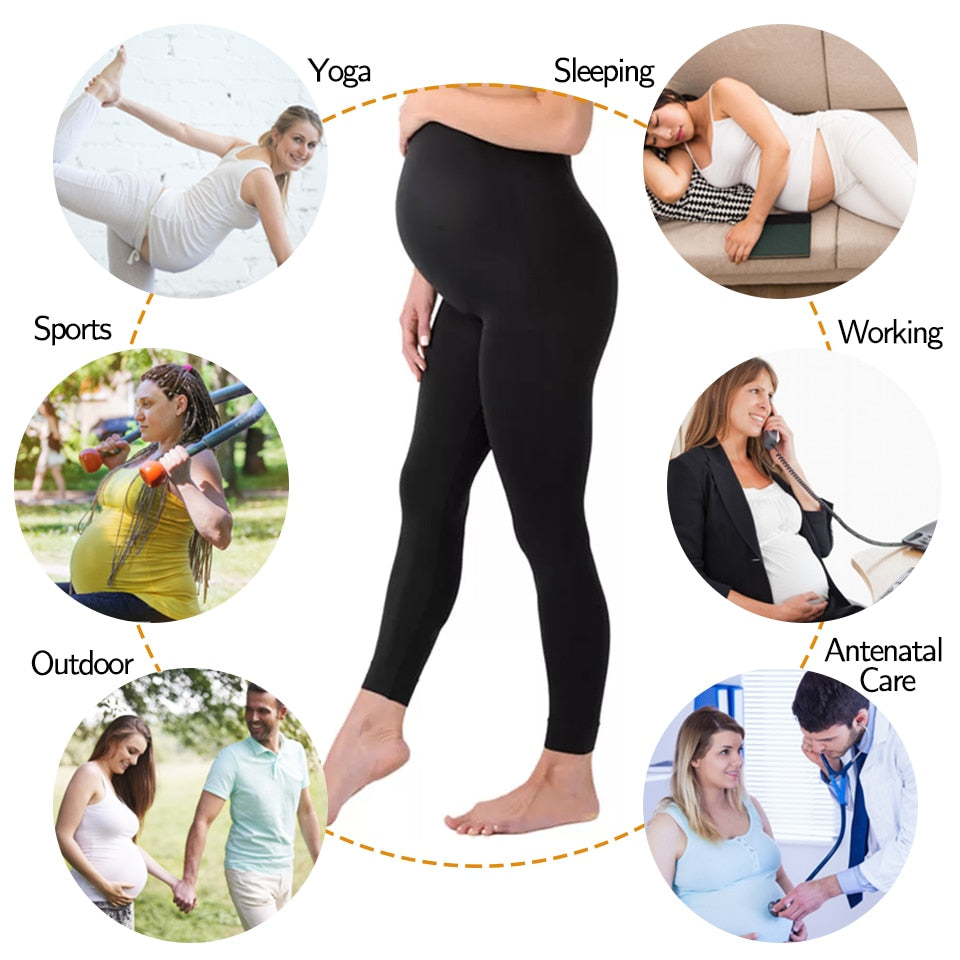 Ultimate Comfort Maternity Leggings – High-Waist Belly Support