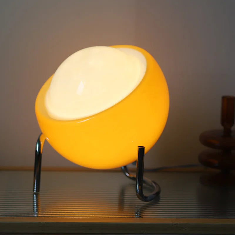 Nordic Retro Glass Table Lamp