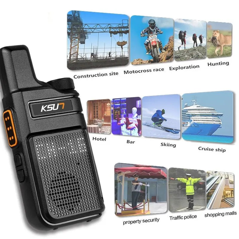 KSUT Mini Pro Walkie Talkie Set