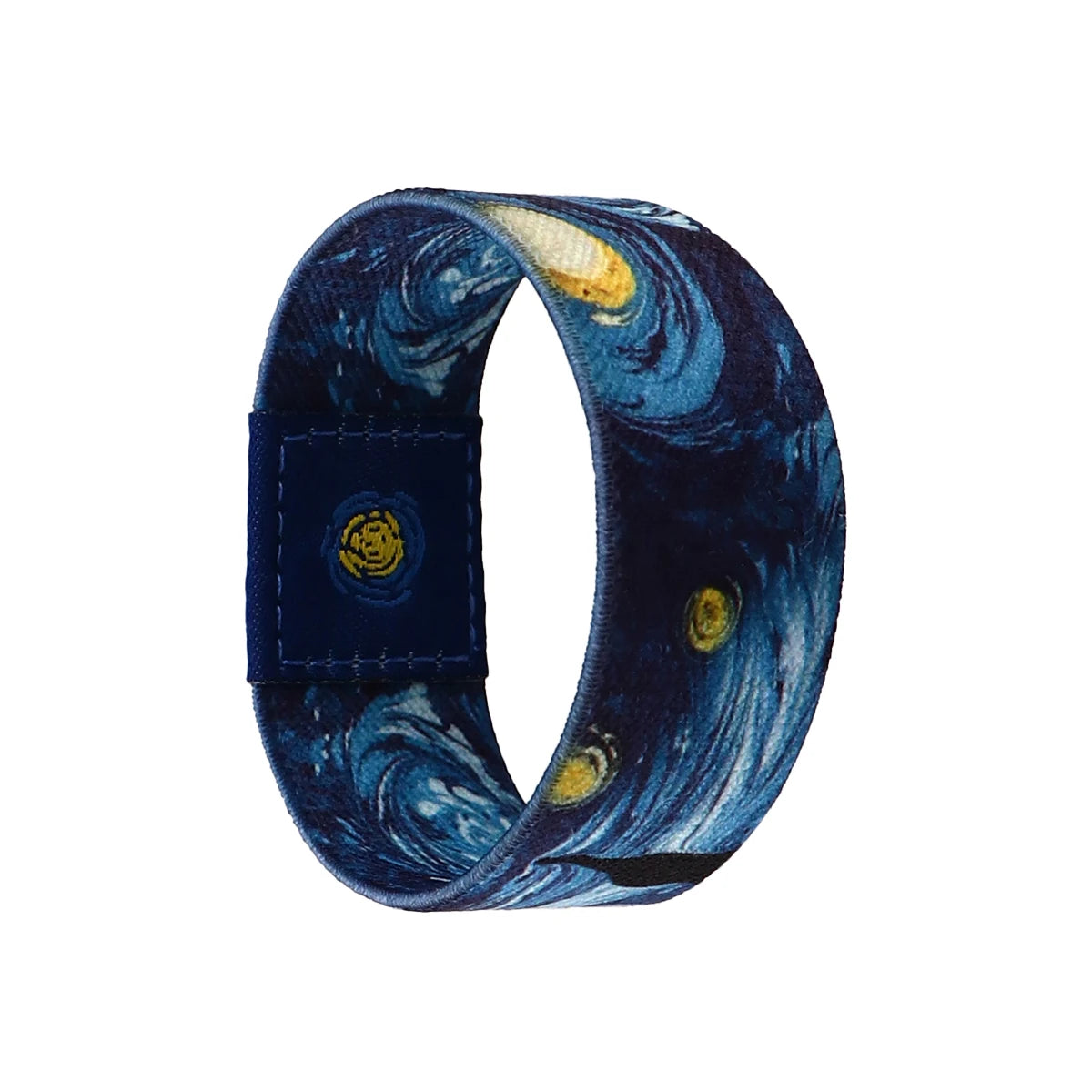 Van Gogh-Inspired Japanese Wave Elastic Wristband - Artful Sport Bracelet for Women & Men