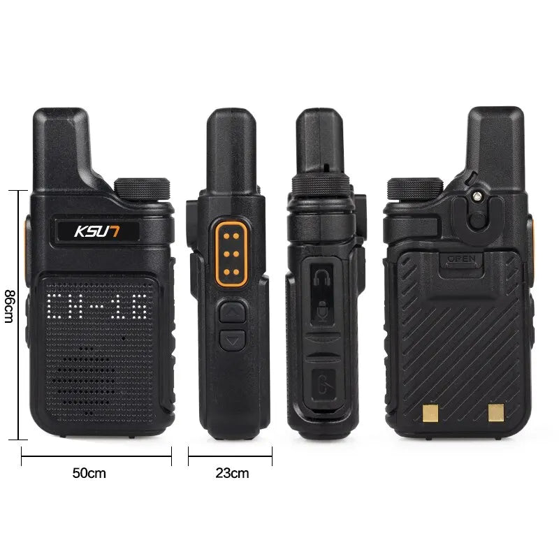 KSUT Mini Pro Walkie Talkie Set