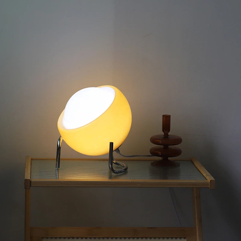 Nordic Retro Glass Table Lamp