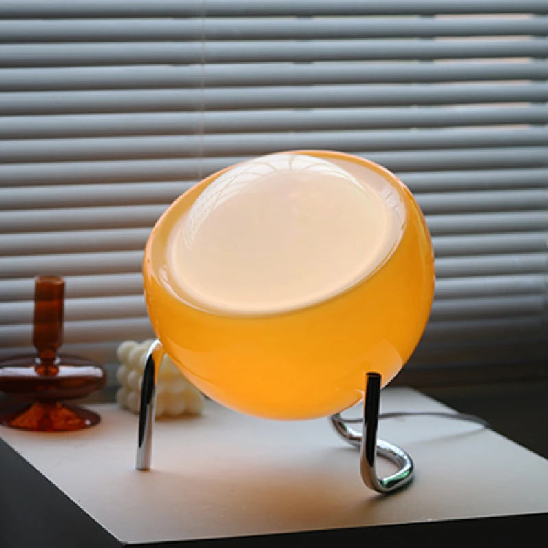 Nordic Retro Glass Table Lamp