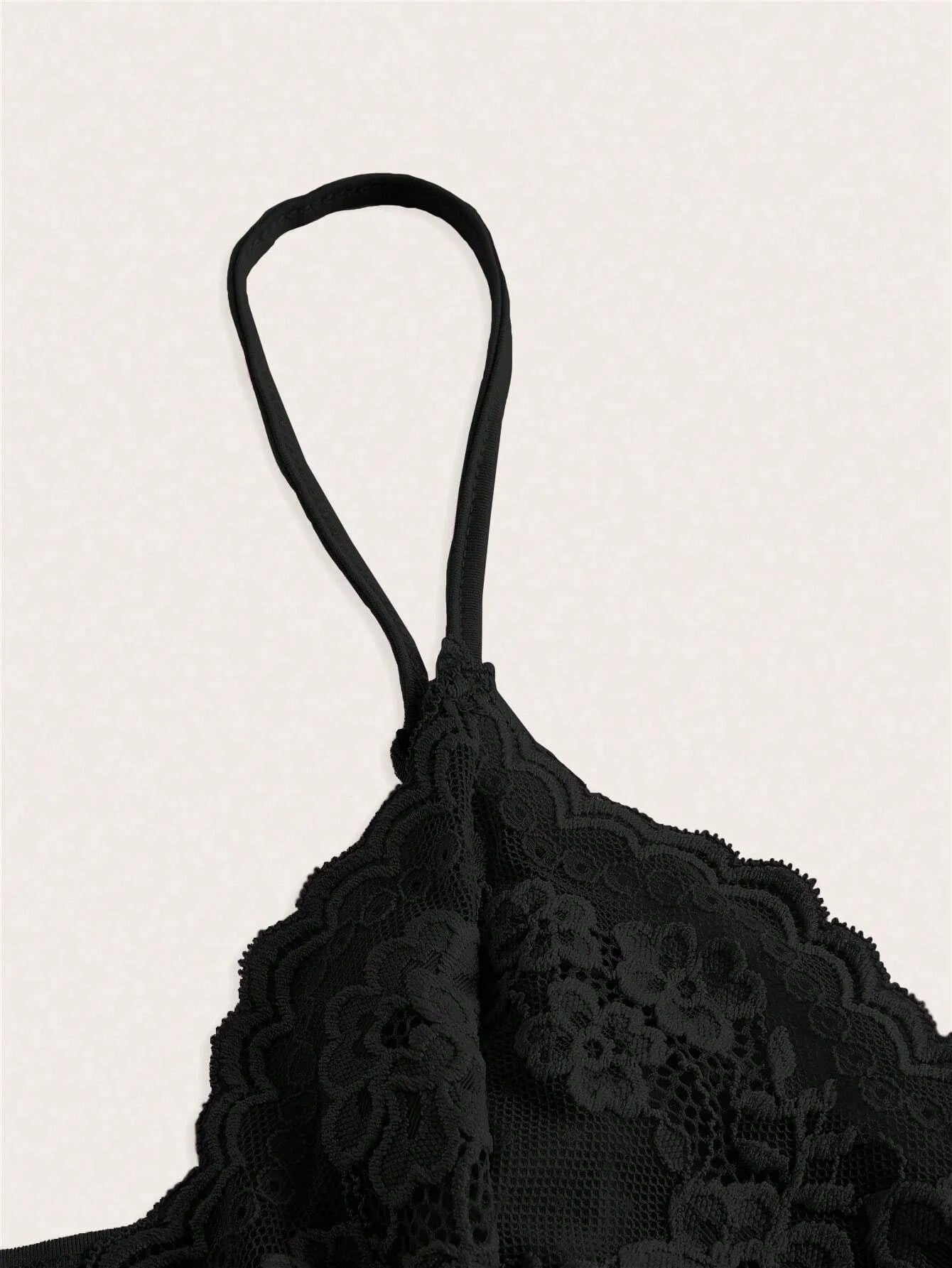 Edgy Black Lace Bow-Front Crop Top - Summer Grunge Punk Y2K with Ruched Back Detail