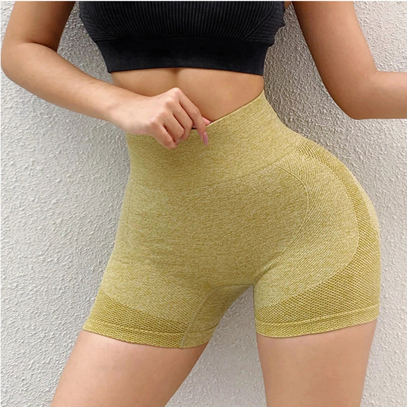 Elevate High-Waist Yoga Shorts