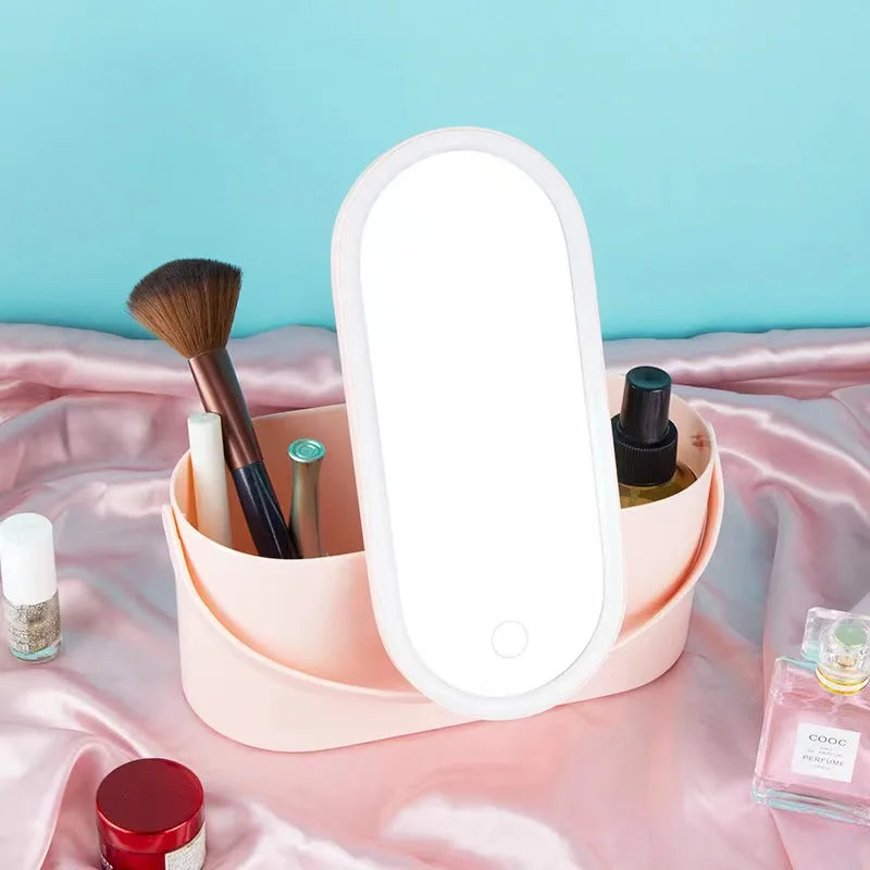 LumiCase: Portable LED Makeup Organizer