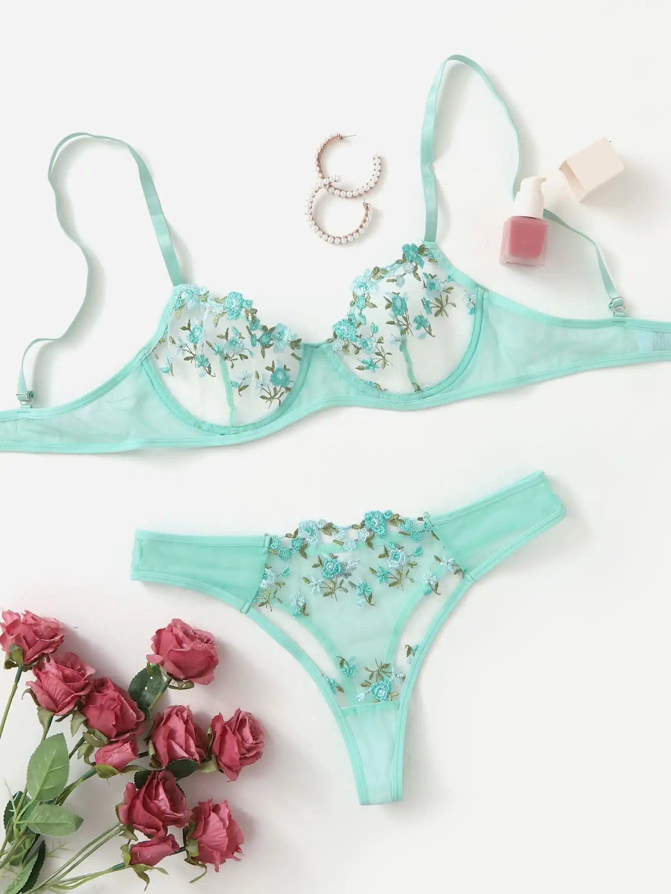 Enchanted Lace Push-Up Set