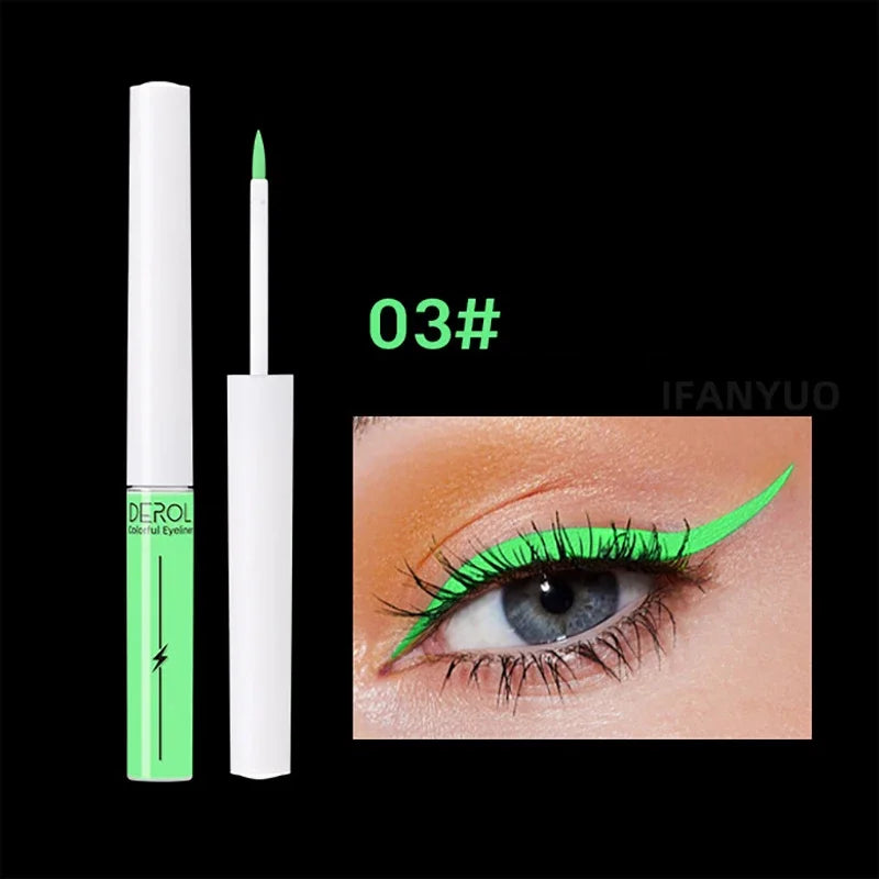 Neon Glow UV Eyeliner Pen – Vibrant & Waterproof Liquid Liner