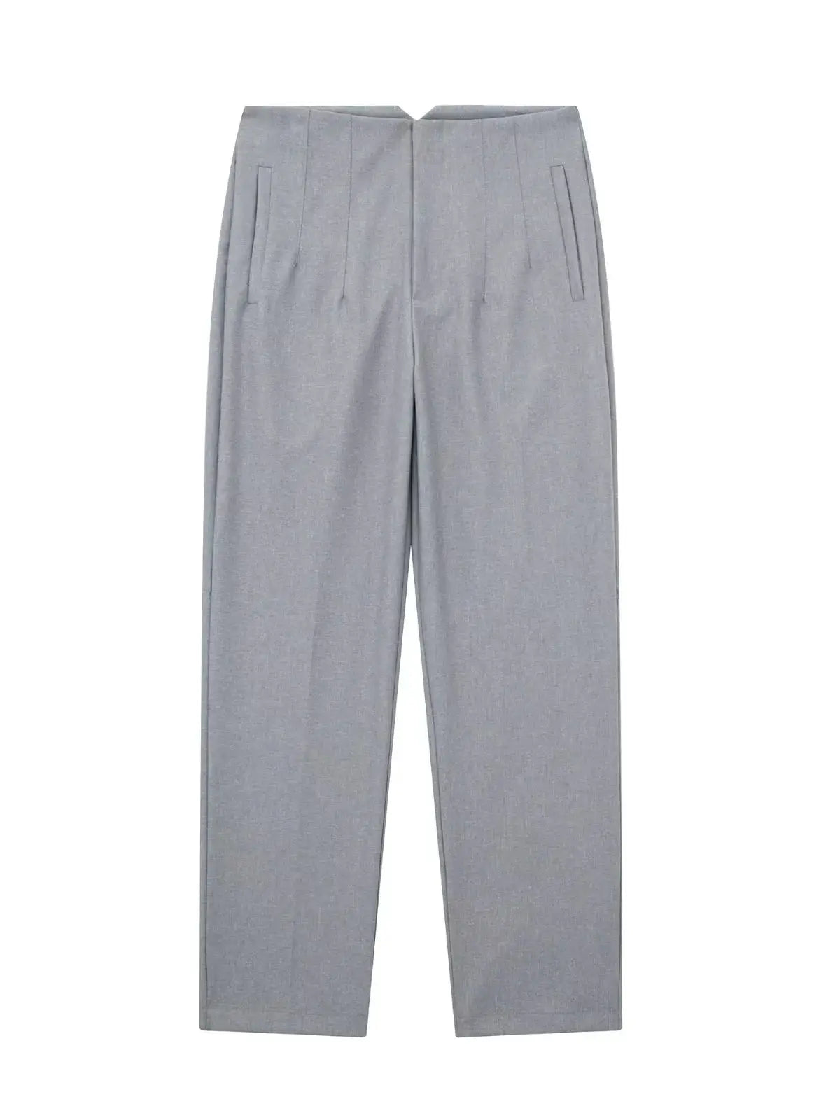 Timeless High-Waist Tailored Pants - Classic Solid Colors