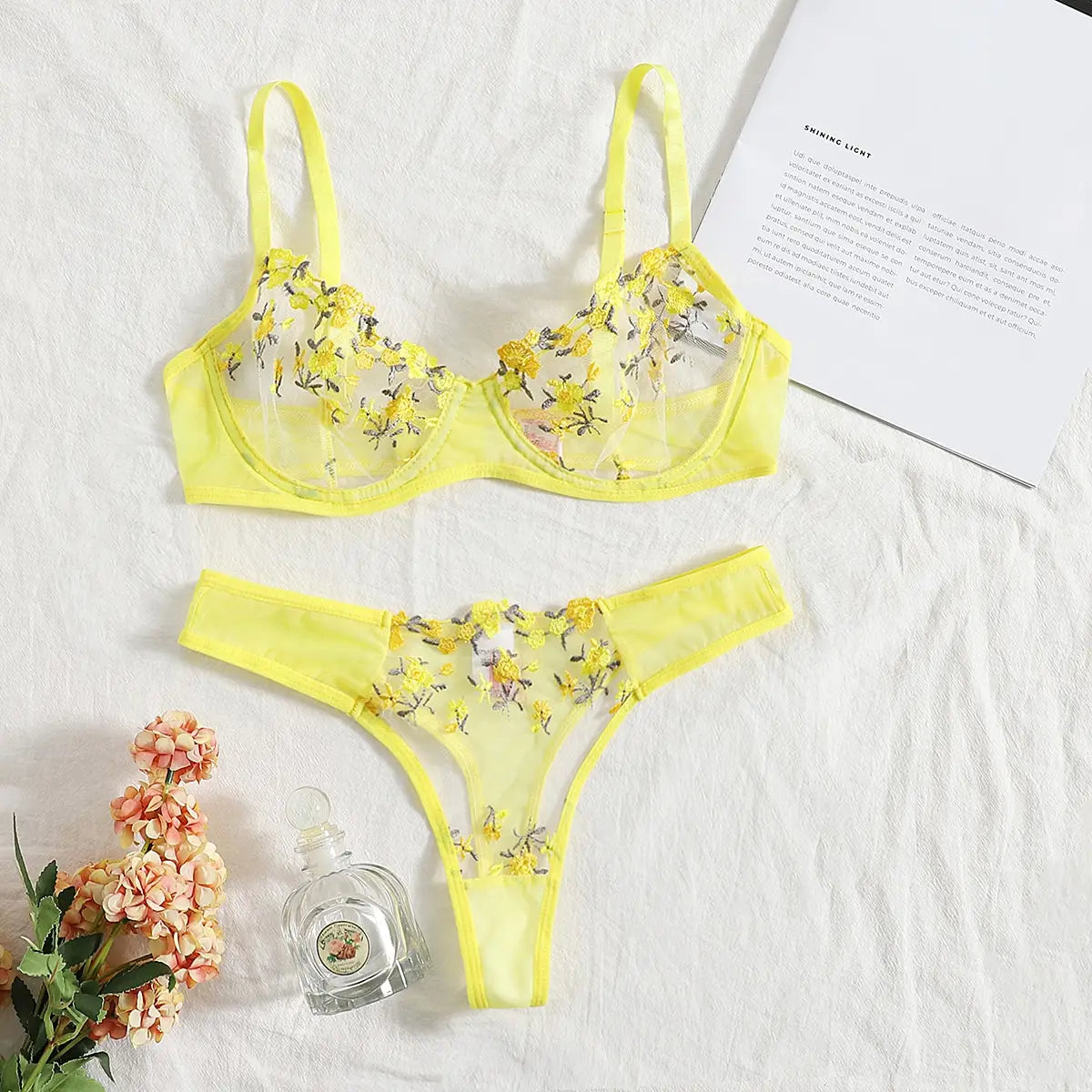 Enchanted Lace Push-Up Set