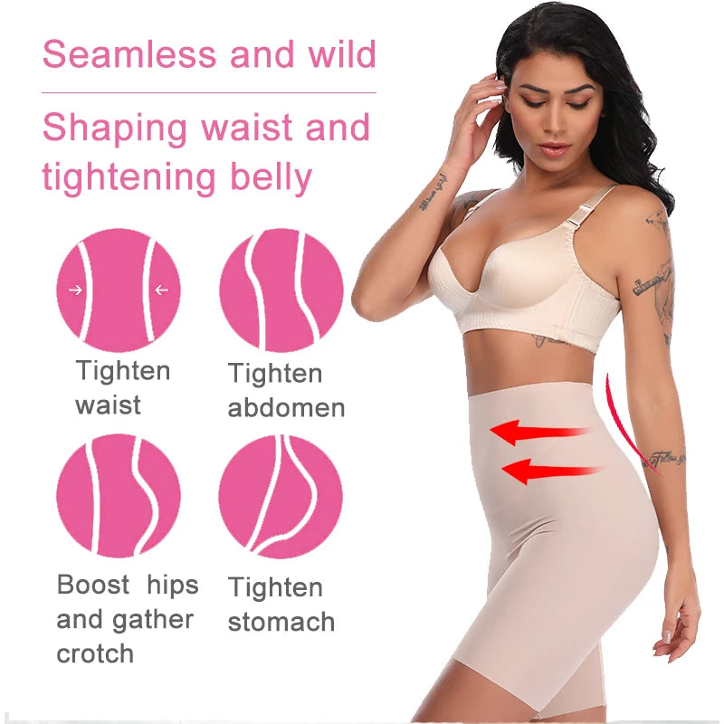 Ultra-Breathable High Waist Control Shorts for Women – Lightweight Cotton Blend Shapewear