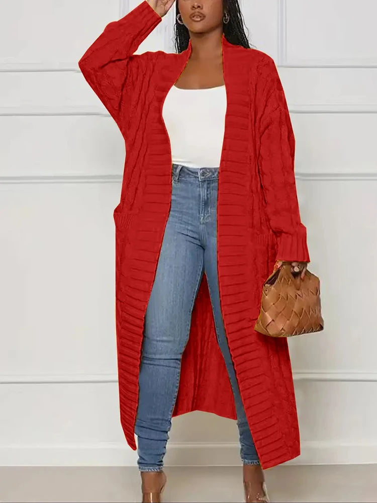 Cozy Chic Chunky Knit Cardigan with Pockets