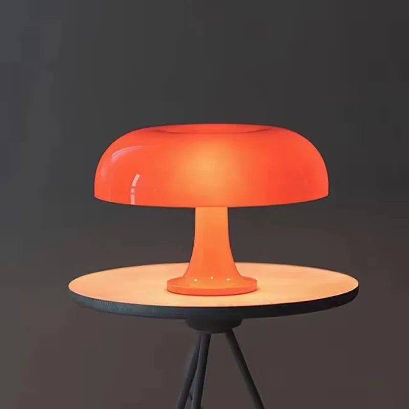 Nordic Glow: Creative Mushroom Glass Lamp