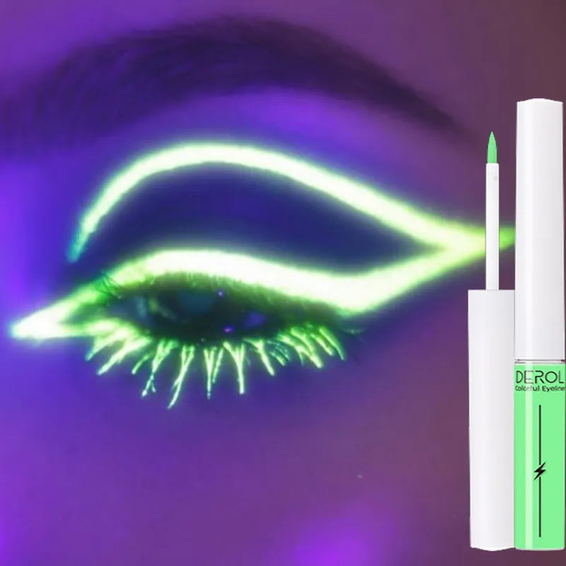 Neon Glow UV Eyeliner Pen – Vibrant & Waterproof Liquid Liner