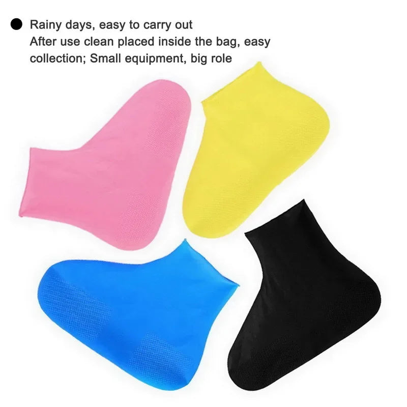 Ultra-Durable Waterproof Silicone Shoe Covers – Reusable Anti-Slip Rain Protectors for Outdoor Adventures