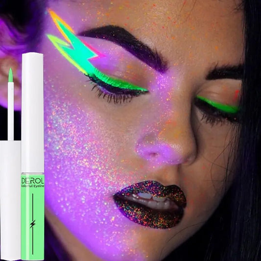 Neon Glow UV Eyeliner Pen – Vibrant & Waterproof Liquid Liner