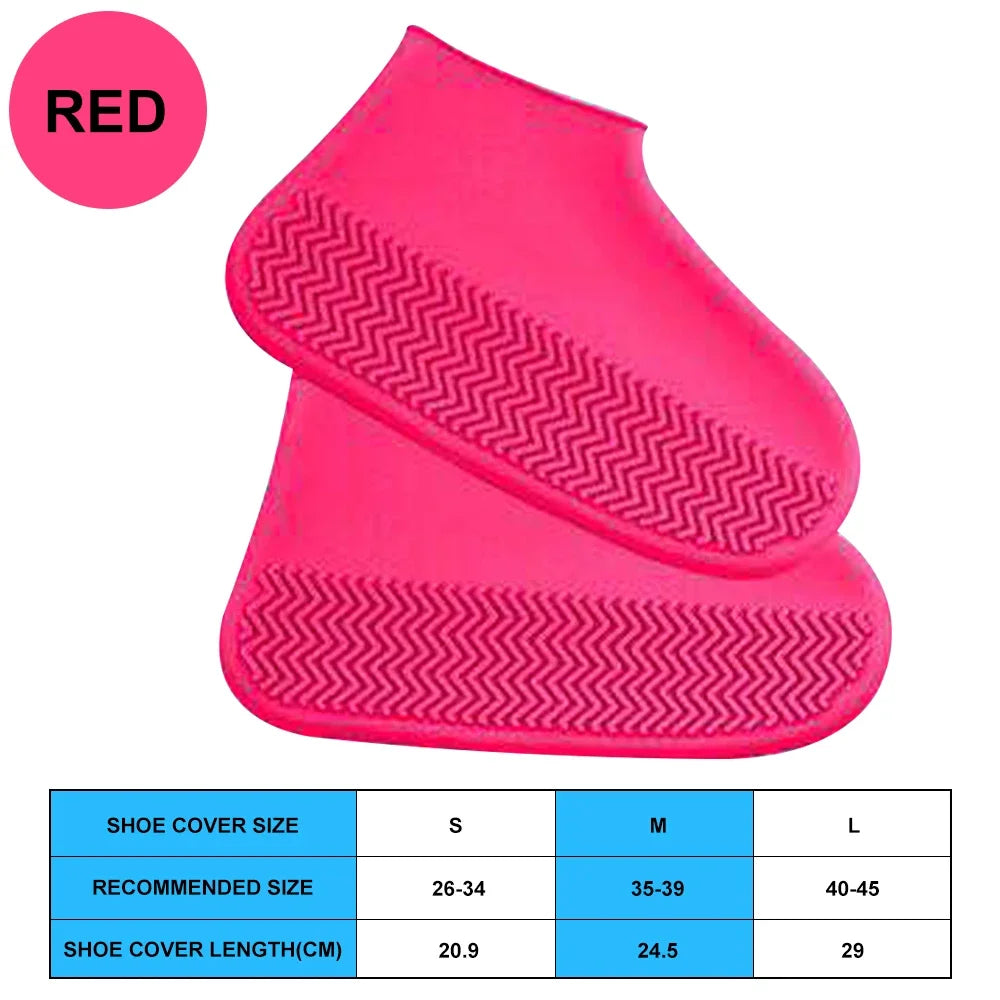 Ultra-Durable Waterproof Silicone Shoe Covers – Reusable Anti-Slip Rain Protectors for Outdoor Adventures