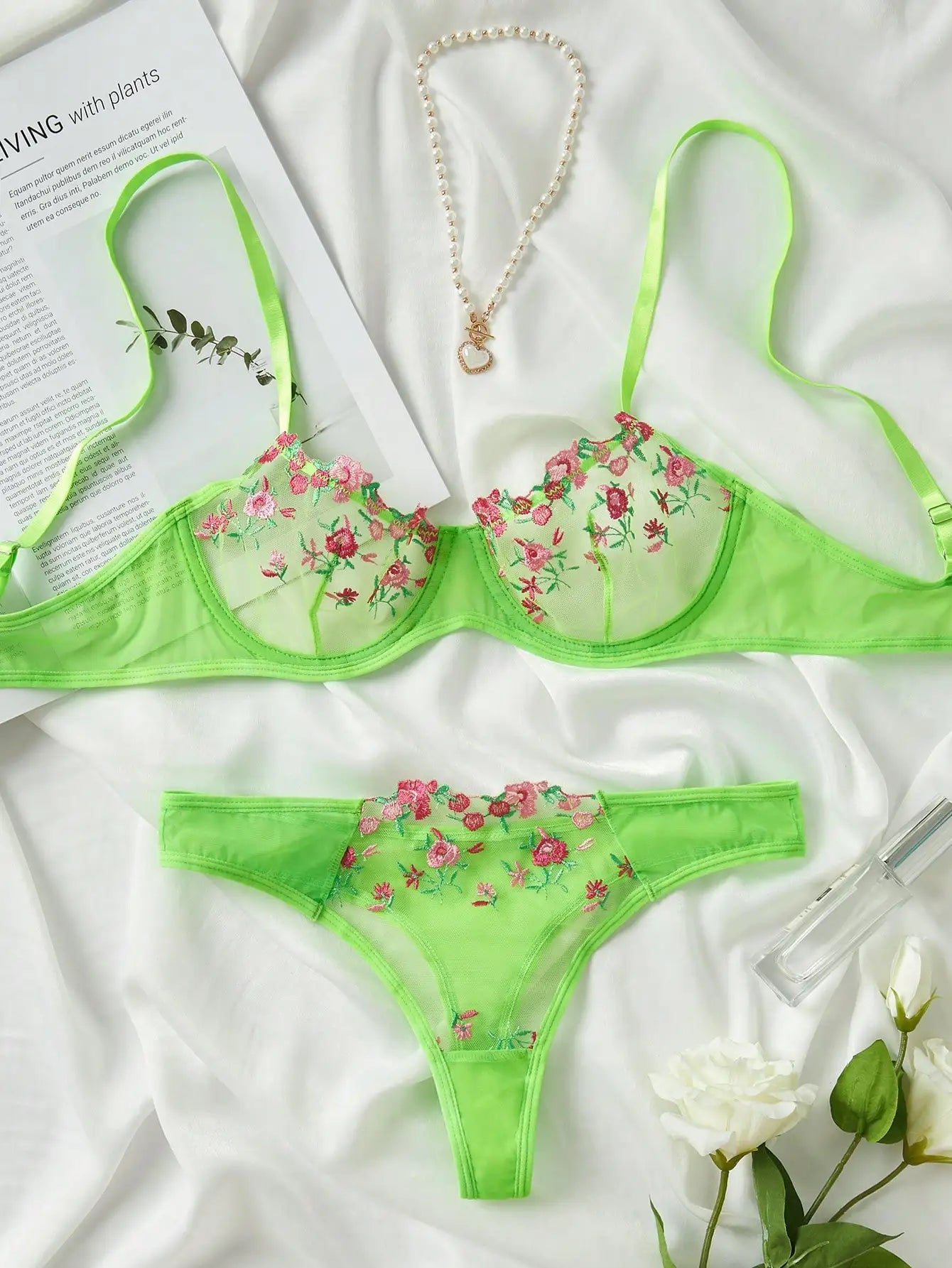 Enchanted Lace Push-Up Set