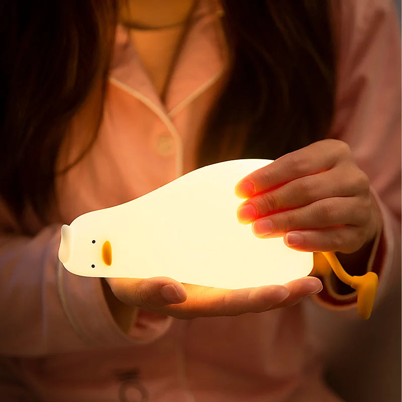 Ducky Glow: Rechargeable Cartoon Night Light