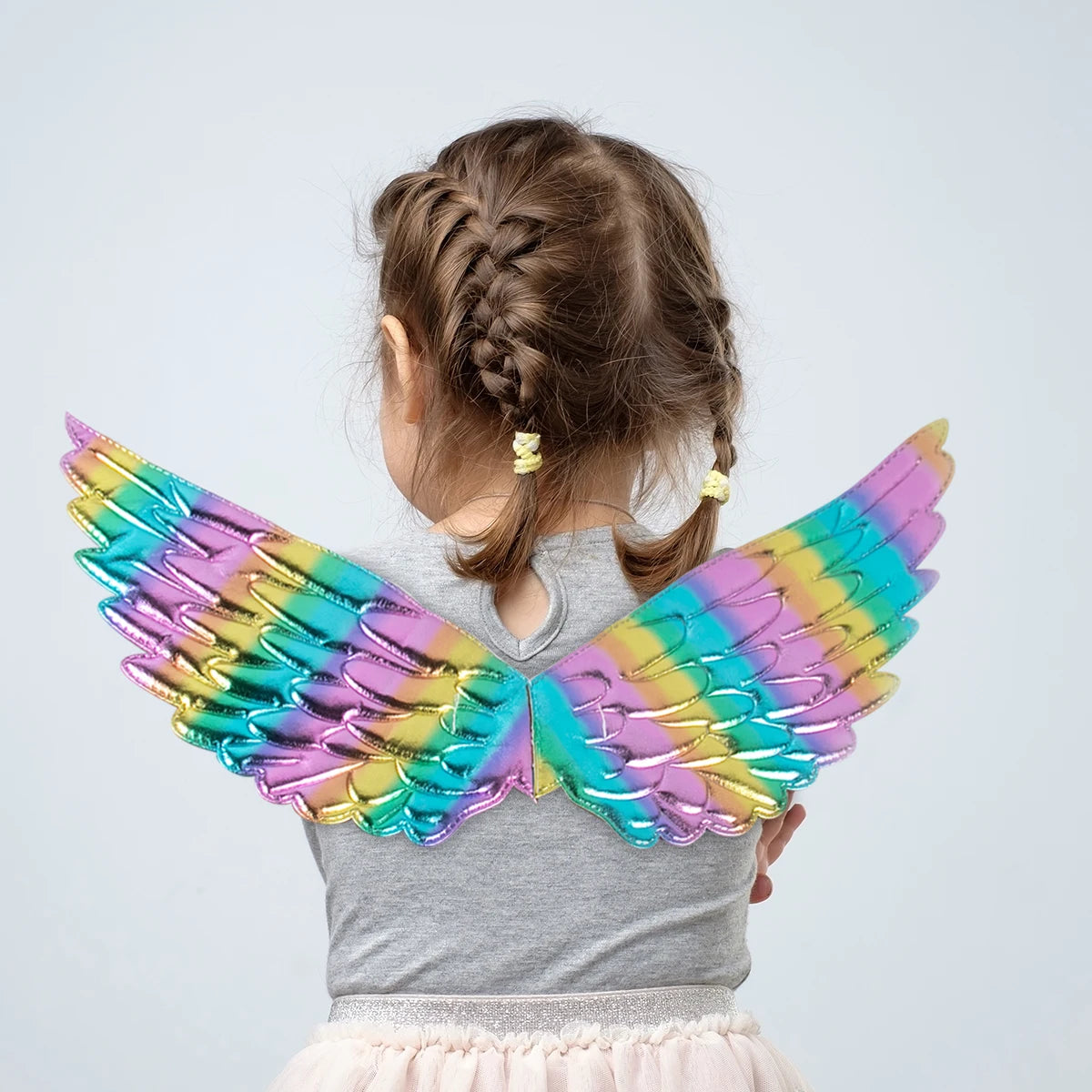 Rainbow Unicorn Winged Headband for Girls – Perfect for Birthdays and Halloween