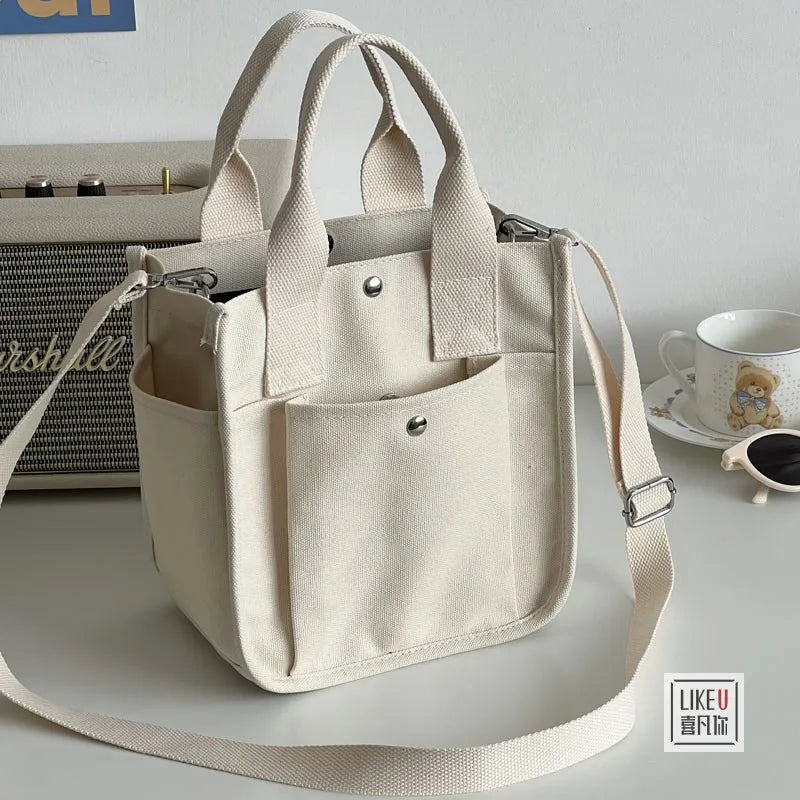 Simplicity Canvas Crossbody Tote