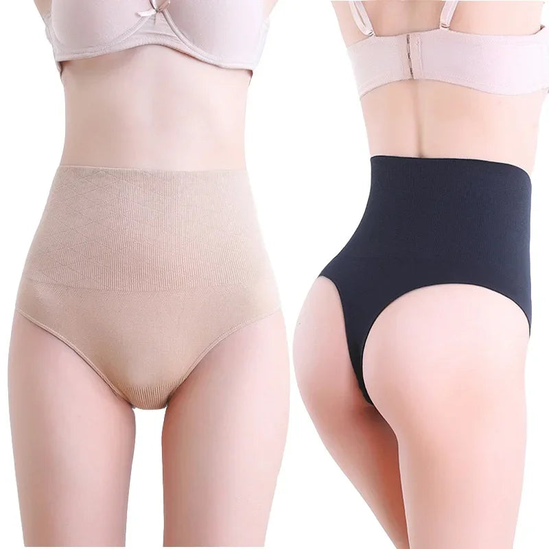 Sculpt & Smooth High Waist Shaping Thong – Tummy Control and Butt Lifter Panties