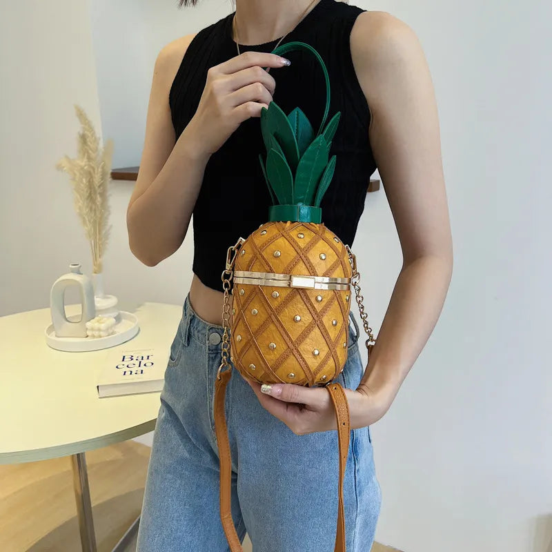 Tropical Pineapple Tote - Stylish & Fun Women's Bag