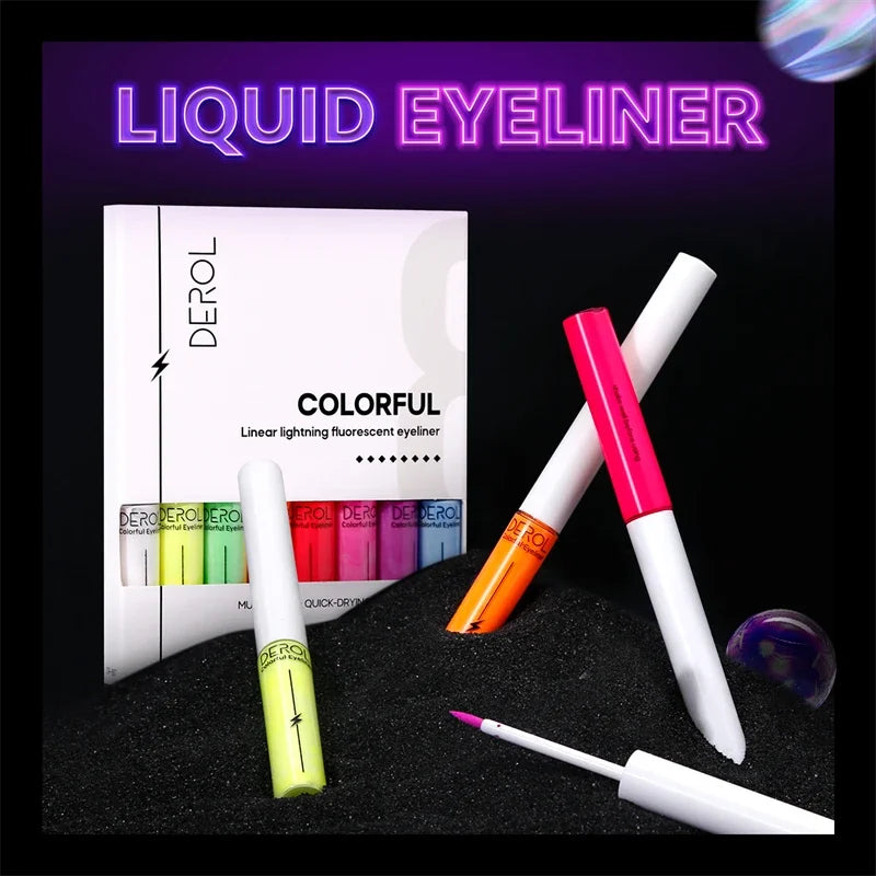 Neon Glow UV Eyeliner Pen – Vibrant & Waterproof Liquid Liner