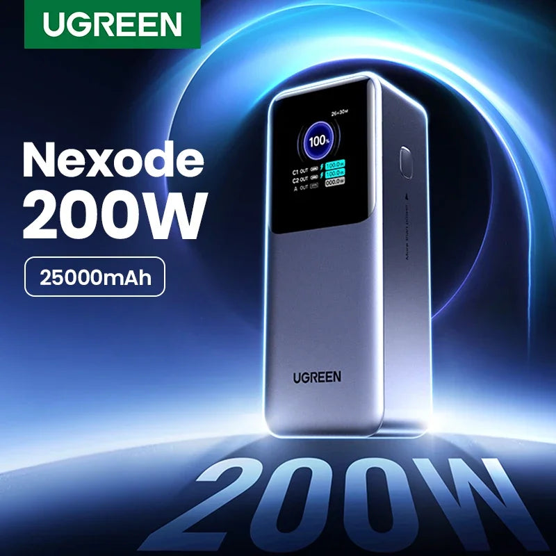 UGREEN Nexode 200W 25,000mAh Portable PD Power Bank